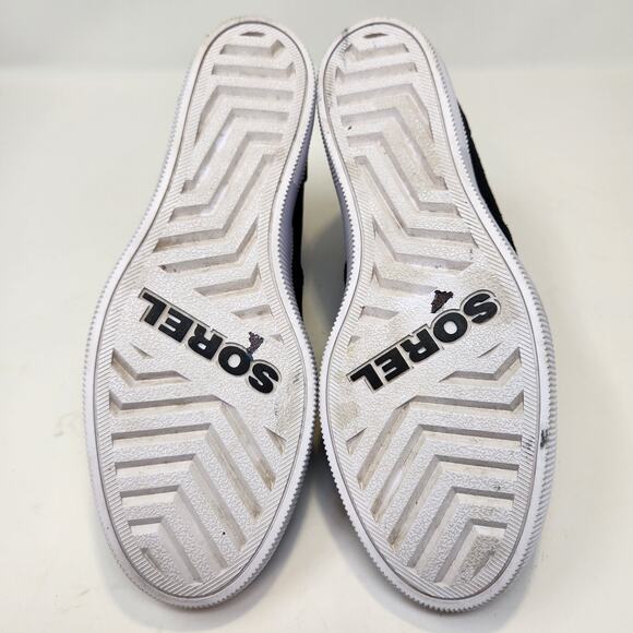 Sorel Out N About Slip On Wedge Bootie Size 9 Black Waterproof Suede Ankle Boots - Picture 8 of 8